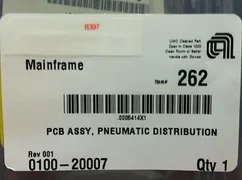 Applied Materials; PCB Assy, Pneumatic Distribution 0100-20007