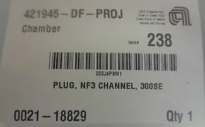 Applied Materials; Plug,NF3 Channel,300SE; 0021-18829