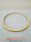 Applied Materials Retaining Profiler Ring Grooved PPS AEP 300MM, P/N: 0040-49965