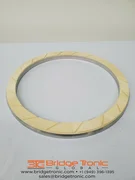 Applied Materials Retaining Profiler Ring Grooved PPS AEP 300MM, P/N: 0040-49965