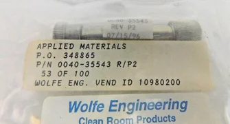 Applied Materials Rev P2 Long Ultra-Torr Union Fitting 10980200 0040-35543 