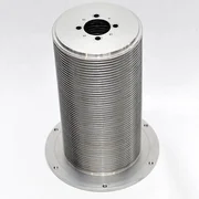 Applied Materials Stainless Vacuum Bellows 0040-08470 175mmL 89mmD 130mm Flange