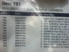 Assy PVD Chamber Driver, Applied Materials P/N 0010-20079
