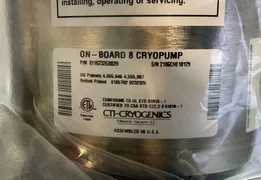 BROOKS CTI-CRYOGENICS ON -BOARD 8 CRYOPUMP P/N 8116232G002R