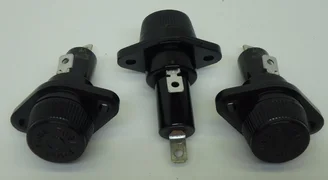 BUSSMAN HPF Panel Mount FUSE HOLDER; HPF 30A 600V. (LOT OF 3 ) AMAT 0910-01208