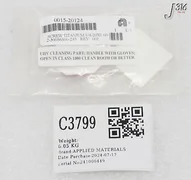 C3799 APPLIED MATERIALS SCR 1/4 - 20 X 1 TITANIUM VENTED FLAT HE NEW 0015-20124