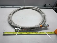 CTI-Cryogenics, 8043075, Hose W/Fittings, Stainless Mesh, 260 PSI, 96" Length
