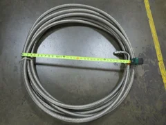CTI-Cryogenics, 8043081G600, Hose Stainless Braid, Approx 52' Length, W/Fittings