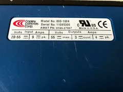 Copley Controls Model 800-1604 AMAT PN 0190-27997