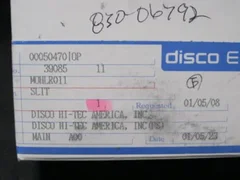 DISCO HI TEC AMERICA MOHLR011 SLIT