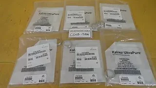 DuPont Kalrez UltraPure K# NW25 Custom O-Ring Seal AMAT 3700-06050 Lot of 6 New