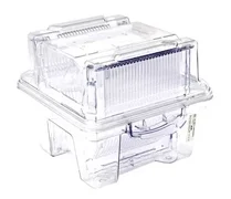 Empak Crystalpak HS200-02 200mm Wafer Carrier 25-Slot Cassette Shipping Box