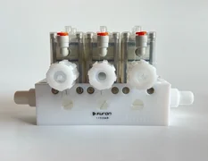 FURON 1110343 / AMAT 0190-13814 6 Valve Manifold Bypass HPV Trickle - 1110343