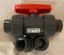 GF GEORG FISCHER PVC Ball Valve DN20 3/4" 625 Typ:346 991105 AMAT P/N 0240-77292