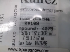 Kalrez AS-568A O-RING K#109, Compound: 4079, AMAT 3700-01793, 107276