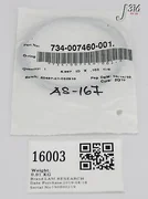 L16003 (LOT OF 36) LAM RESEARCH O-RING, 6.987 ID X 0.103 CS (NEW) 734-007460-001
