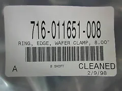 LAM 716-011651-008 RING, EDGE WAFER CLAMP