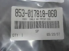 LAM 853-017818-060 ASSY, CABLE 60FT PMPCRT EMO