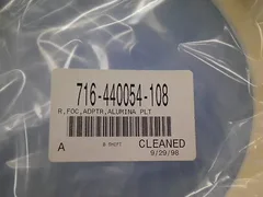 LAM RESEARCH 716-440054-108 RING FOCUS ADAPTER ALUMINA PLT NEW OEM