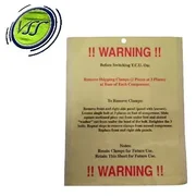 LAM RESEARCH 785-110633-001 LABEL SHIP CLAMP REMOVAL