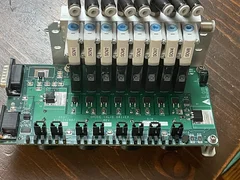 LAM RESEARCH 810-042882-002 C Gmode Valve Driver W/ 8 Festo MHA2-MS1H-3/2G-2 