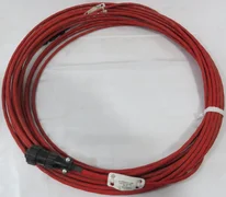 LAM RESEARCH 833-491135-050 REV. B 4PIN MALE 4PIN FEMALE SHIELDED CABLE USED