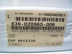 LAM RESEARCH (LAM) 839-020965-006    ASSY, ELECTD OUTER 14 STEP