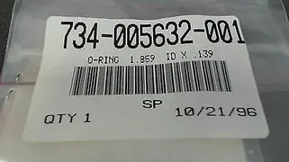 LAM Research - 734-005632-001 - O-RING