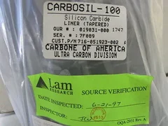 LAM Research: LINER, #2, SiC-CTD GRAPHITE  PN 716-051923-002