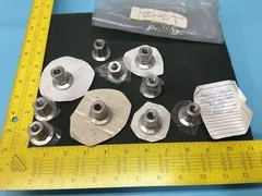 LOT OF 10 AMAT 3300-01333 FITTING, KF16 1/8FP, 0500-0081, 899604, 123734