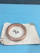 LOT OF 10 AMAT 3320-02241 GSKT 6" CFF OFHC COPPER SEAL, 122464