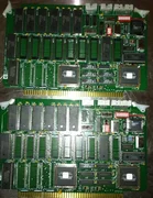 LOT of 2 Electroglas PCB Assy Extended Memory Boards. 256303-001 Rev F