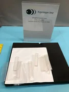 LOT OF 6 AMAT 0200-09002 WINDOW SLIT CVD CHAMBER, QUARTZ, 172550