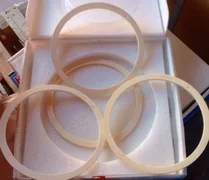 Lam Research 716-040737-402 Rev B Lot Of 4 Ring&apos;s Semiconductor Part