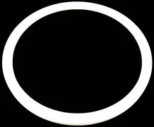 Lam Research 716-040737-423 Rev. B Ceramic 11-11/16&quot;ID ESC Chuck Edge Ring