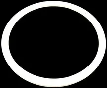 Lam Research 716-040737-423 Rev. B Ceramic 11-11/16&quot;ID ESC Chuck Edge Ring