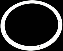 Lam Research 716-069709-053 Rev. B Ceramic Ring Semiconductor Part