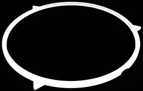 Lam Research 716-083172-002 Rev. 17-9/16&quot;ID ESC Chuck Wafer Shadow Ring