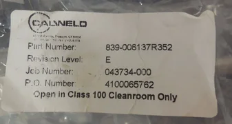 Lam Research; 839-008137-352 Rev E,  Fujikin Swagelok Vacuum Valve Assembly