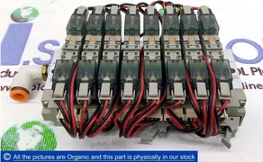 Lam Research 853-470374-002 Solenoid Valve Manifold Asy US2372 SY114-5MOZ x8 SMC