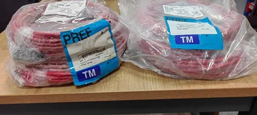 Lam Research 853-810609-050 Cable Assembly, 50ft, Red, Pump Cable