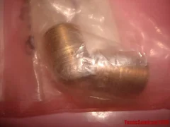 Lam Research 921-005044-008 FTG Close Nipple NPT Brass - Lot of 2 - NEW