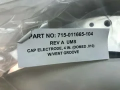 Lam Research LOWER ELECTRODE CAPS 4" DOMED, P/N 715-011665-104, NEW