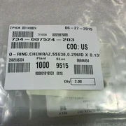Lam Research O-RING,CHEMRAZ,SSE38,0.296ID X 0.139 734-007524-203