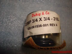 Lam Research OnTrak 920-061538-001 Rev. A - Duhig 22MP 3/4&quot; x 3/4&quot; - 316L - New