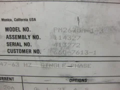 Lam Research  / P/N: 660-007613-001 / +/-15 &amp; +5 VDC POWER SUPPLY / REFURBISHED