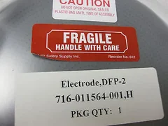 Lam Research  P/N: 716-011564-001 6 INCH DFP-2 UPPER ELECTRODE (NEW)