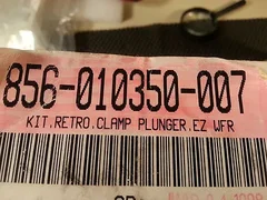 Lam Research PN: 856-010350-007 Kit, Retro, Clamp, Plunger, EZ Wfr