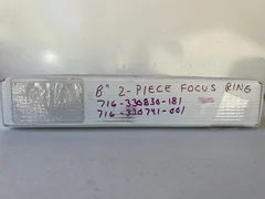 Lam Research Two Piece Focus Ring 8" 716-330830-181, 716-330741-001