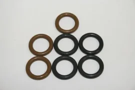 Lot of 136 APPLIED MATERIALS 3700-02183 0.546" ID Viton O-Ring Seals